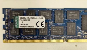 Server Memory Kingston 16GB DDR3 DIMM - Picture 1 of 2