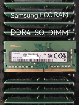 SAMSUNG 16GB DDR4 3200MHz 2933MHz 2666MHz 2400MHz 260pin ECC Laptop SODIMM RAM - Image 1 of 4