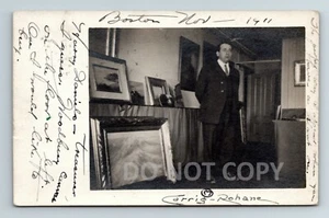 Boston MA, möchten Charles H Woodbury kaufen? Leinwand, 1911 RPPC Postkarte - Bild 1 von 5