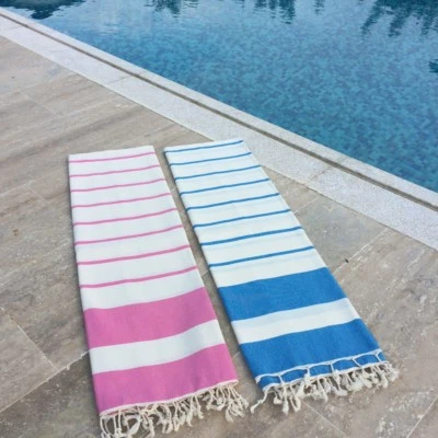 Denizli peshtemal, Toalla Fouta,% 100 Algodón Turco, Ideal para Baño Spa, Piscina, Gimnasio Foto 1 de 4