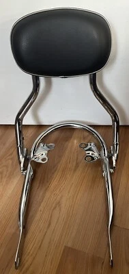 TRIUMPH BONNEVILLE T100 T120 PASSENGER BACKREST SISSY BAR WITH MOUNTING KIT - Image 1 of 4