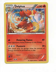 Pokemon TCG - Delphox 13/124 XY Fates Collide - Holo Rare - Picture 1 of 2