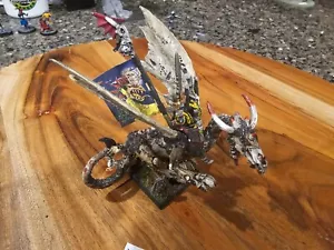 Warhammer Fantasy Citadel Undead Zombie Dragon and Rider dipinto in metallo OP - Foto 1 di 24
