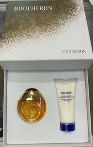 Boucheron For Women Gift Set-50ml EDT Spray+100ml Creme Parfumee Pour Le Corps - Picture 1 of 11