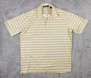 Carnoustic Poloshirt Herren XL Kurzarm gelb gestreift Freizeit - Bild 1 von 11