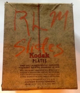 Vtg Kodak Lantern Glass Plates "Rayon Tire Cord Quality" Technical Data/Graphs - Picture 1 of 11