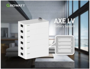 Growatt AXE LV 5.0L 5kwh Modular Battery with Cable and Base - Picture 1 of 10