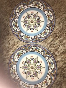 "Boho Euro Keramik ZANZIBAR (2) Essplatten 10 1/2" - Bild 1 von 4