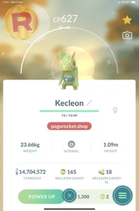 Shiny Kecleon Go Reg or 1M FAST TRADE - Imagen 1 de 2