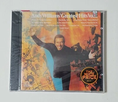 Andy Williams' Greatest Hits Volume 2 CD (CBS Records, 1989) -- NEW! SEALED!! - Image 1 of 2