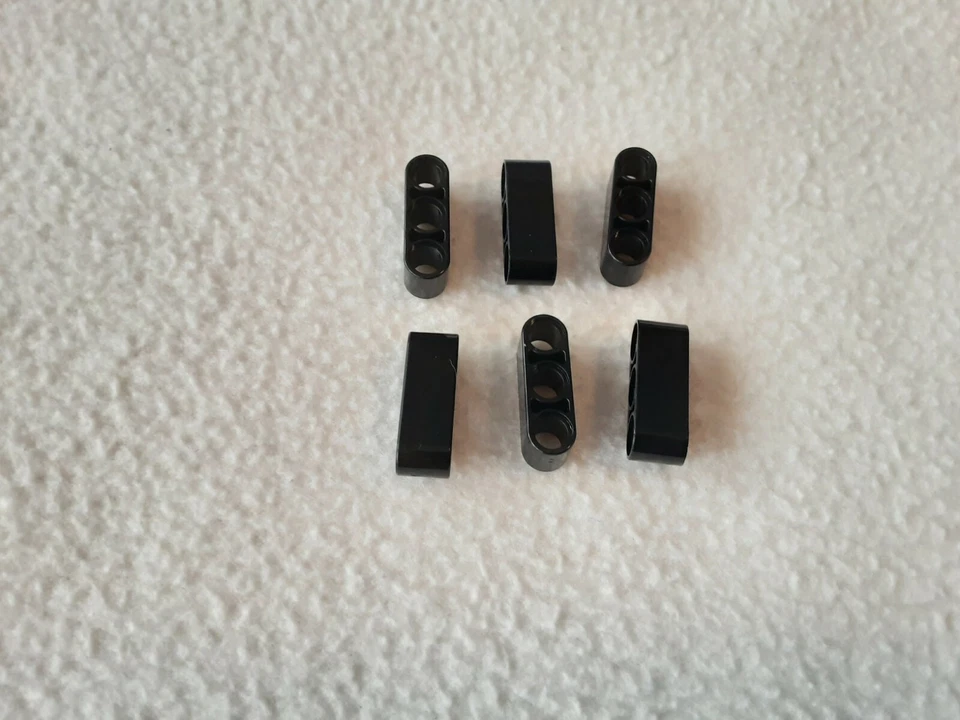 6 x NEW LEGO TECHNIC LIFTARM 1 x 3 THICK PART No : 4142822 BLACK