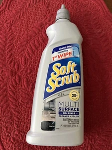 Soft Scrub 18.3 Oz. Multi Surface No Rinse Cleaner + Polish. Stainless/ Cooktops - Picture 1 of 2