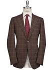 Isaia Brown Gray Wool Suit Isvx9 Man