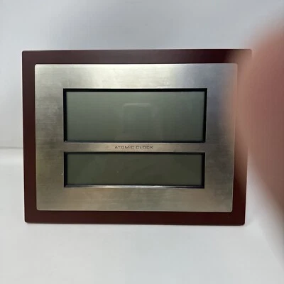 La Crosse Technology Atomic Digital Wall Clock Model W86111 Sensor Tx141v2 - Image 1 of 4