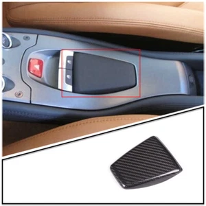 Auto Parts Carbon Fiber Window Lift Switch Cover Casing For Ferrari 458 2011-16 - Picture 1 of 9