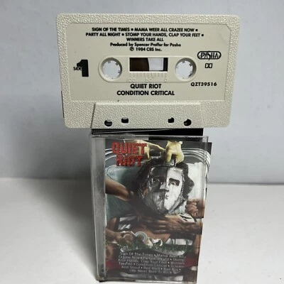 Quiet Riot Condition Critical Cassette Tape 80s Rock Hair Metal - Image 1 of 2