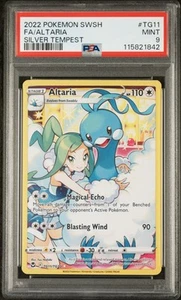 2022 Pokemon Sword & Shield Silver Tempest #TG11 Altaria Full Art PSA 9 - Picture 1 of 3