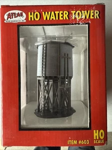 ATLAS HO WATER TOWER #603- FULLY ASSEMBLED New In Box - Picture 1 of 3