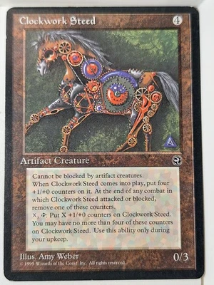 Clockwork Steed - Homelands - Magic the Gathering MTG Nice! - Image 1 of 3