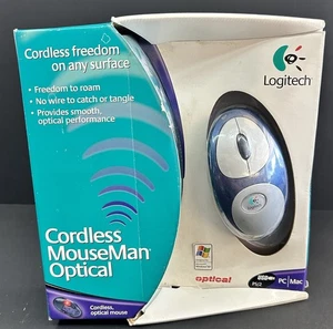 LOGITECH Cordless Mouseman Optical Mouse - Picture 1 of 8