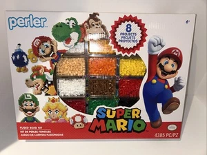 Kit de cuentas fundidas Super Mario Perler 8 proyectos artísticos Yoshi Nintendo 4385 piezas nuevo - Imagen 1 de 2