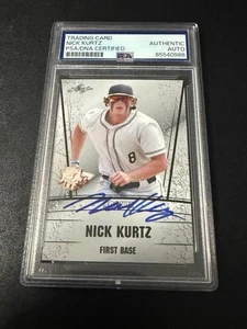 Nick Kurtz autograph signed 2023 Leaf ROOKIE baseball card PSA SLAB Wake Forest$ - Picture 1 of 2