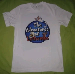 PBS Electric Company The Adventures of Letterman Superhero LARGE Shirt  - Bild 1 von 4