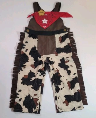 Gymboree Sheriff / Cowboy Western Costume Unisex One Piece Old West 2T-3T - Image 1 of 4