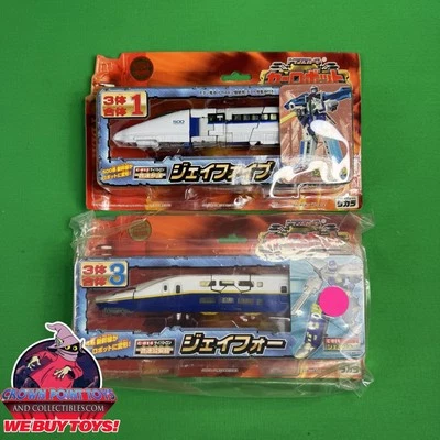 TRANSFORMERS JRX COMBINADORES RAILRACERS C-012 + C-014 RAILSPIKE 2000 Foto 1 de 4
