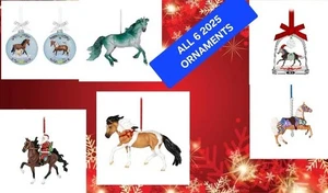 Caballo Breyer Regalo Navidad CABALLO 2025 NUEVO Los 6 Adornos - Imagen 1 de 1