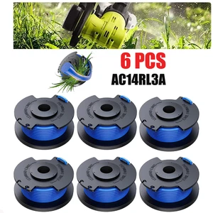 6X Para Ryobi One+ AC14RL3A .065 Línea y Carrete para Recortadora Ryobi 18/24/40V - Imagen 1 de 13