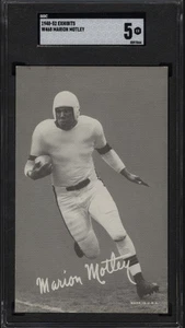 1948 W468 Exhibits Football MARION MOTLEY Cleveland Browns SGC EX 5 - Picture 1 of 2