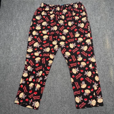 Pantalones de pijama Family Guy Stewie para hombre grandes de vellón dibujos animados salón ropa de dormir TV Foto 1 de 4