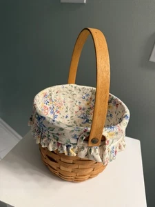 Lonenberger Basket Round With Floral Insert 1995 - Bild 1 von 4