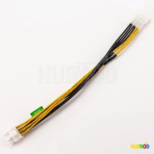 Molex Male to CPU 8-Pin (4+4) EPS-12V Power Adapter Converter Cable 8" Inch - Picture 1 of 4