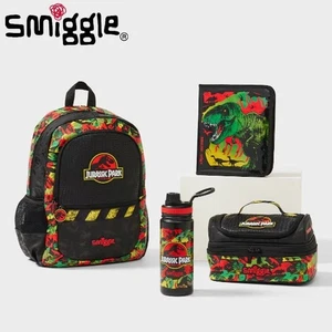 Mochila Escolar Dinosaurio Parque Jurásico Niños Bolsa de Almuerzo Regalo T-Rex Estuche para Lápices Nueva - Imagen 1 de 15