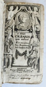 1660 JULIUS CAESAR antique ILLUSTRATED w/ MAPS - Imagen 1 de 8