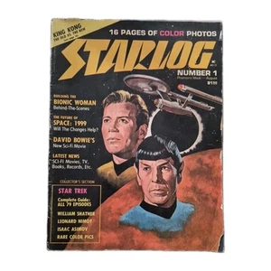 Starlog Magazine Number 1 Premiere Issue STAR TREK August 1976 - Picture 1 of 7