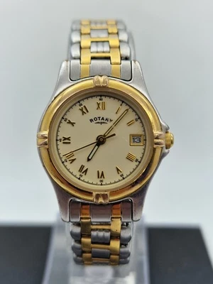 Rotary Ladies Gold-plated Quartz Watch with Date Window.       (B) - image 1 of 4