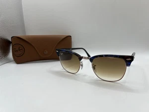 Gafas de sol Ray Ban RB 3016 Clubmaster 1256/51 con estuche - Imagen 1 de 18