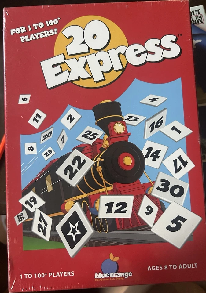 20 EXPRESS Number Tile Family Strategy Board Game Blue Orange - Image 1 of 2