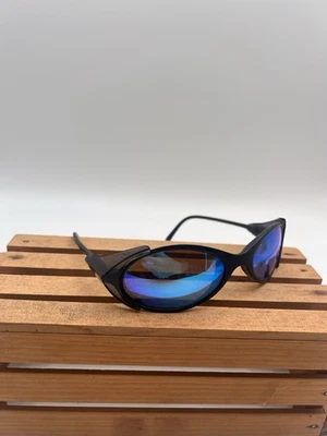 Vintage Jackson Safety Z87 Sunglasses Blue Mirror Wraparound ANSI Retro 90s Y2K - Image 1 of 4