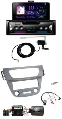 Pioneer DAB Bluetooth Lenkrad USB Autoradio für Renault Megane III 2009-2012 gra - Bild 1 von 4