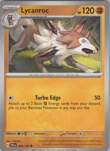 Lycanroc Uncommon SV05: Temporal Forces 090/162 LP - Picture 1 of 2