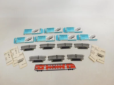 DG232-0.5# 7x Märklin H0 AC 2129 Switch Track Piece K-Track Curved Mint Box - Image 1 of 3