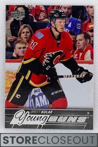2015-16 Upper Deck #248 Brett Kulak Rookie Young Guns RC Calgary Flames 