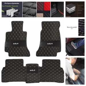 Alfombrillas planas impermeables para coche Kia todos los modelos alfombras delanteras y traseras - Imagen 1 de 36