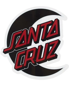 Santa Cruz Vacant Empty Moon Dot Skateboard Sticker 4,25" - Bild 1 von 1