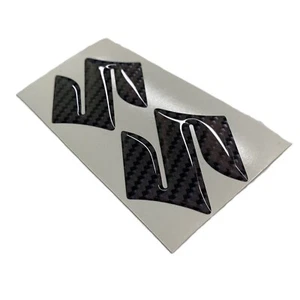 Juego de 2 pegatinas emblema SUZUKI GSXR GSX-R 3D, color BlackCARBON - Imagen 1 de 8