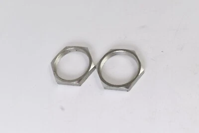 Triumph T120 650 Bonneville Tuerca de Bloqueo de Admisión Colector 21-1932 Lote de 2 Hechas en el Reino Unido Foto 1 de 4